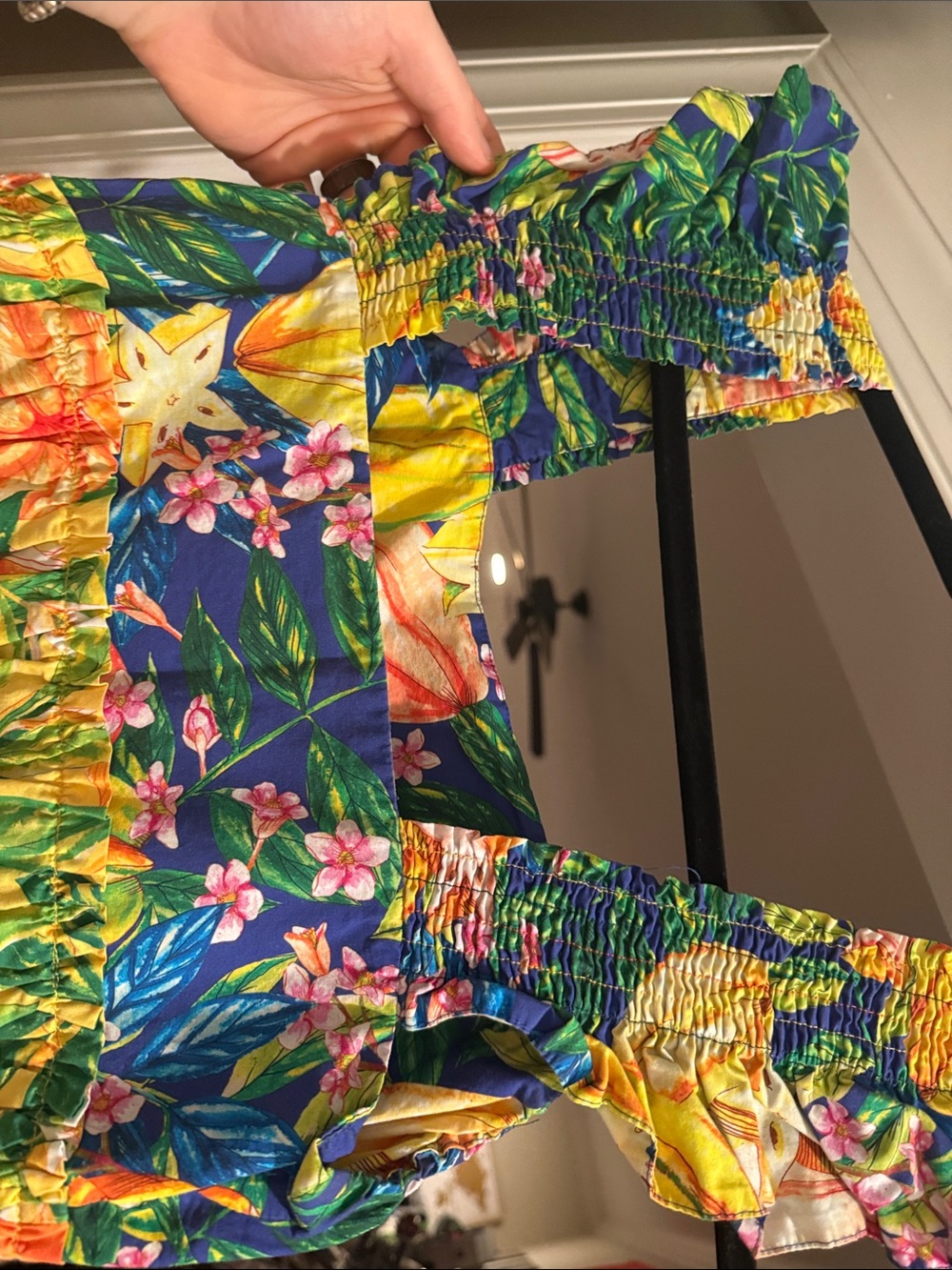 FARM Rio Tropical Tiered Sundress in Yellow, Green & Blue - Picture 5 of 5